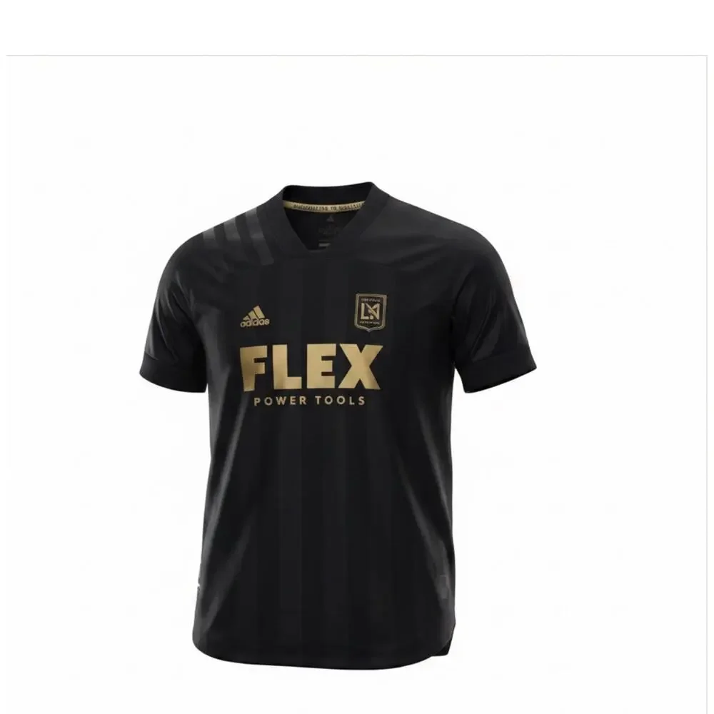 NWOT LAFC Adidas Blackout Soccer Jersey FLEX Power Tools Mens 2XL